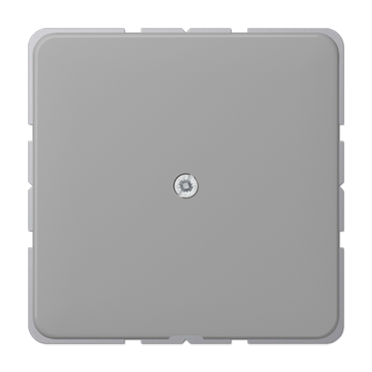 Placa con salida cable CD gris
