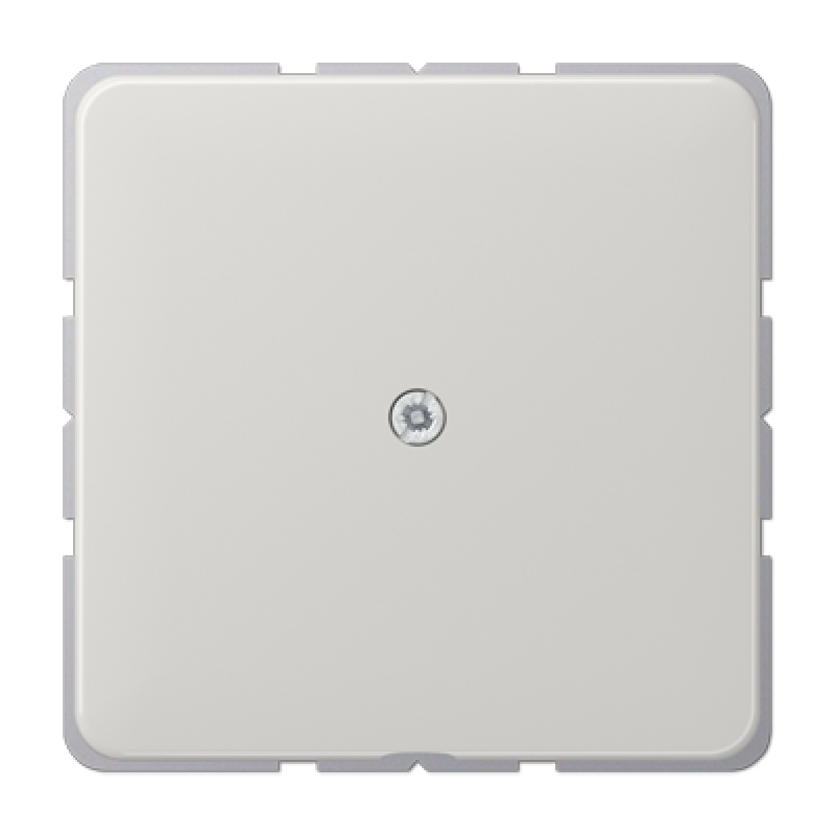 Placa con salida cable CD gris cl