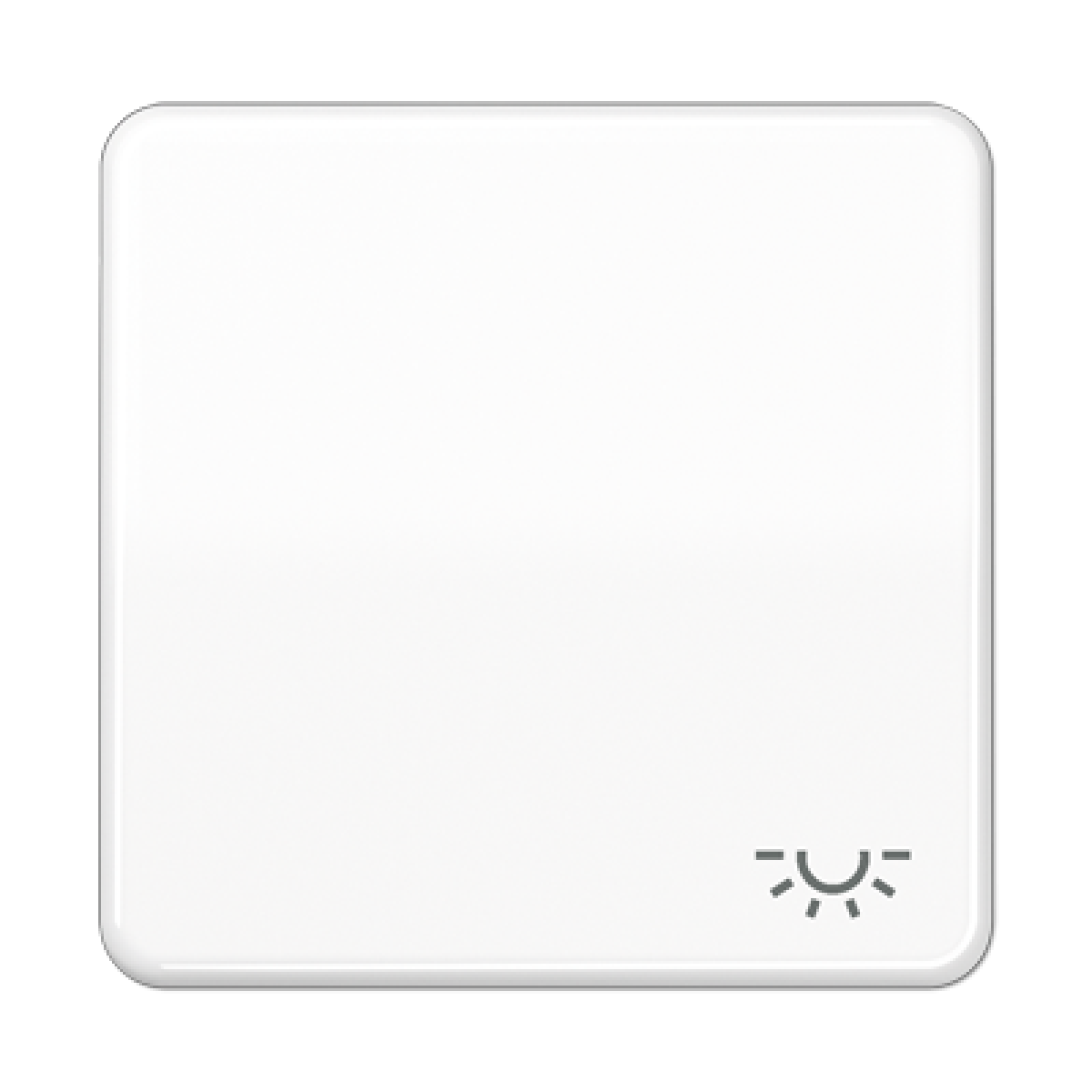 Tecla csimb. luz CD blanco alpino