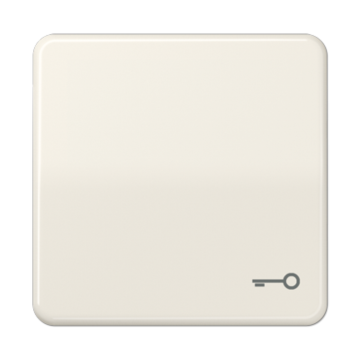 Tecla csimb. puerta CD blanco marfil