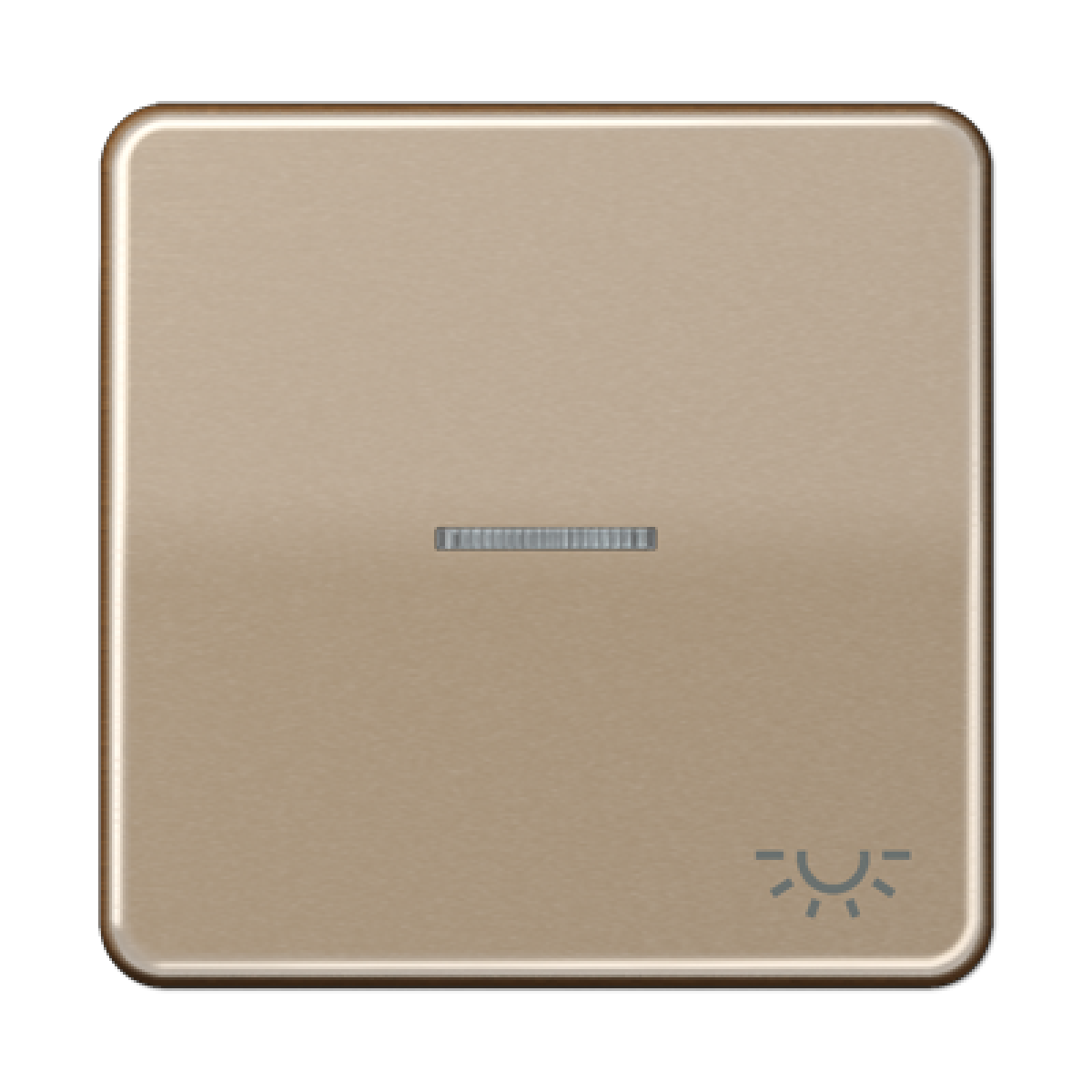 Tecla cvisorsimb. luz CD bronce-oro