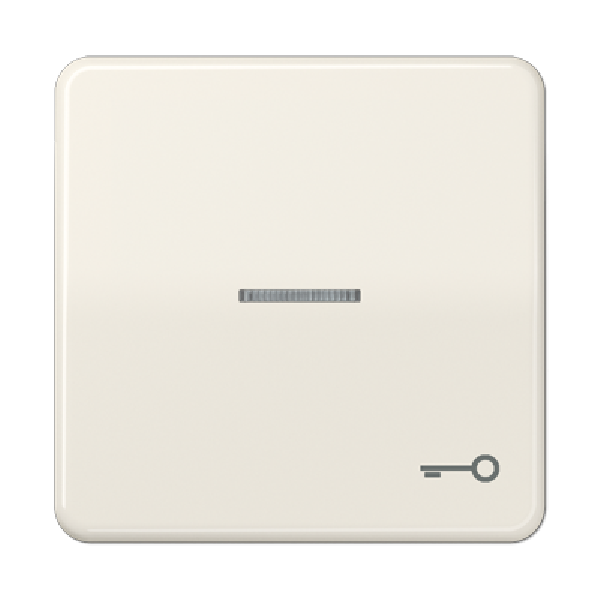 Tecla cvisor simb. puerta CD bl marfil