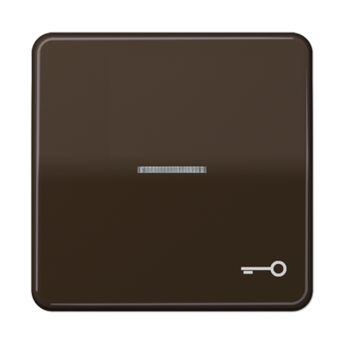 Tecla cvisor simb. puerta CD marrón