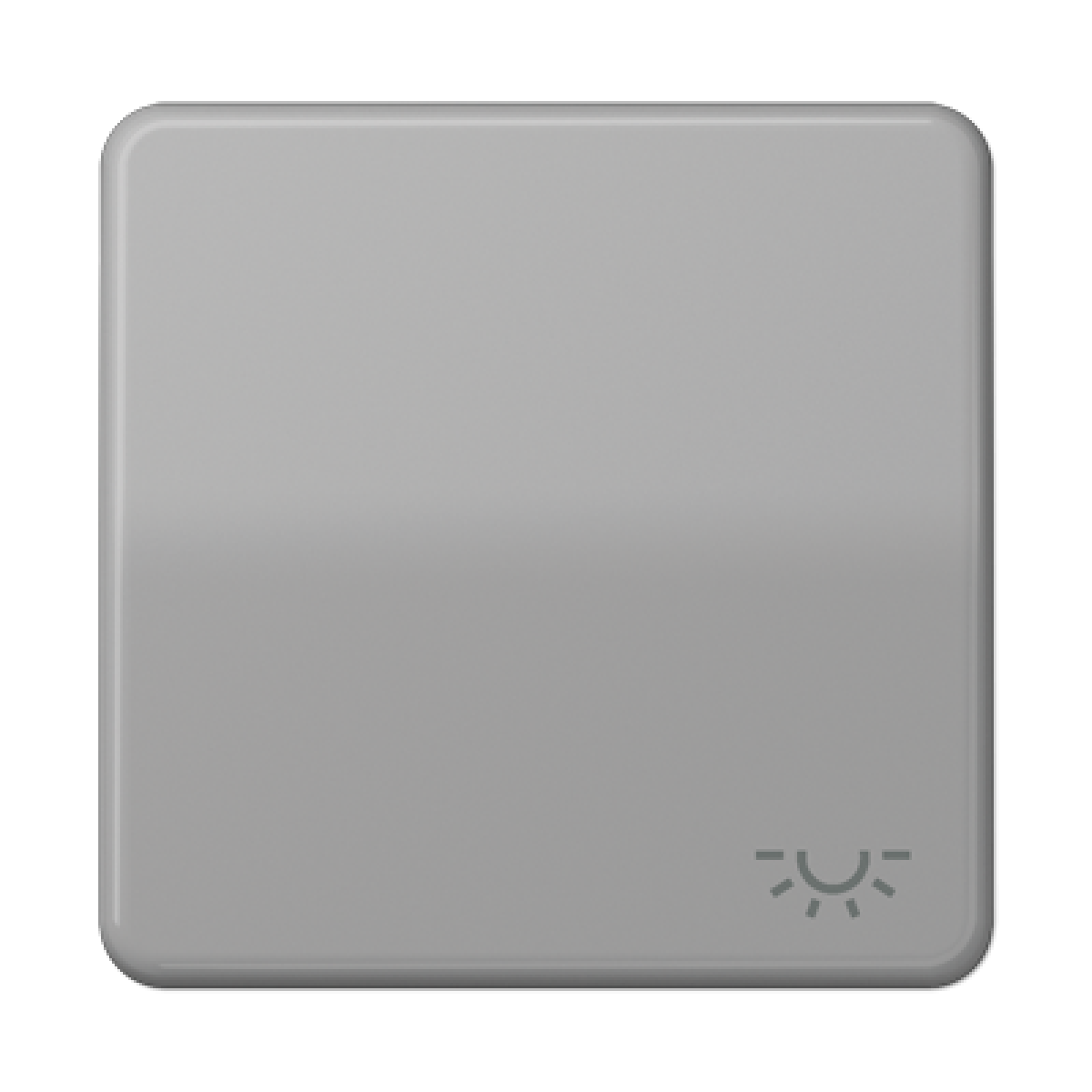 Tecla csimb. luz CD gris