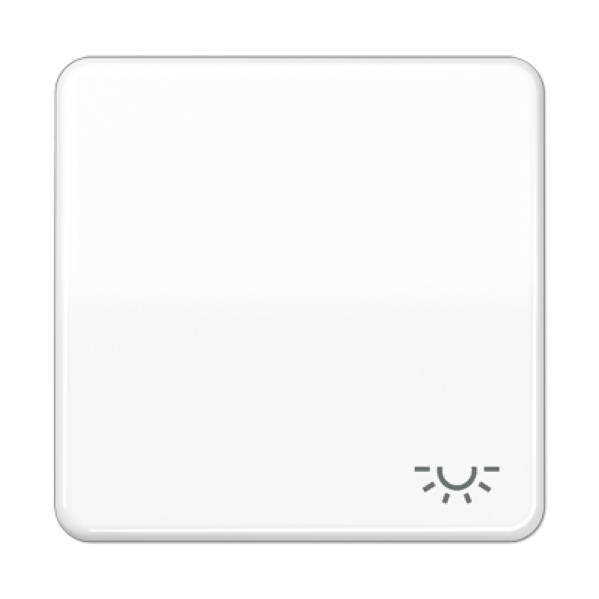 Tecla csimb. luz CD blanco alpino