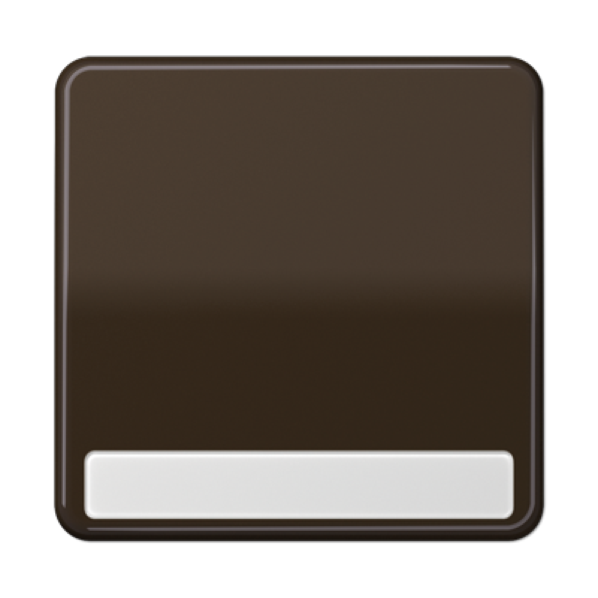 Tecla simple inscr. CD marrón