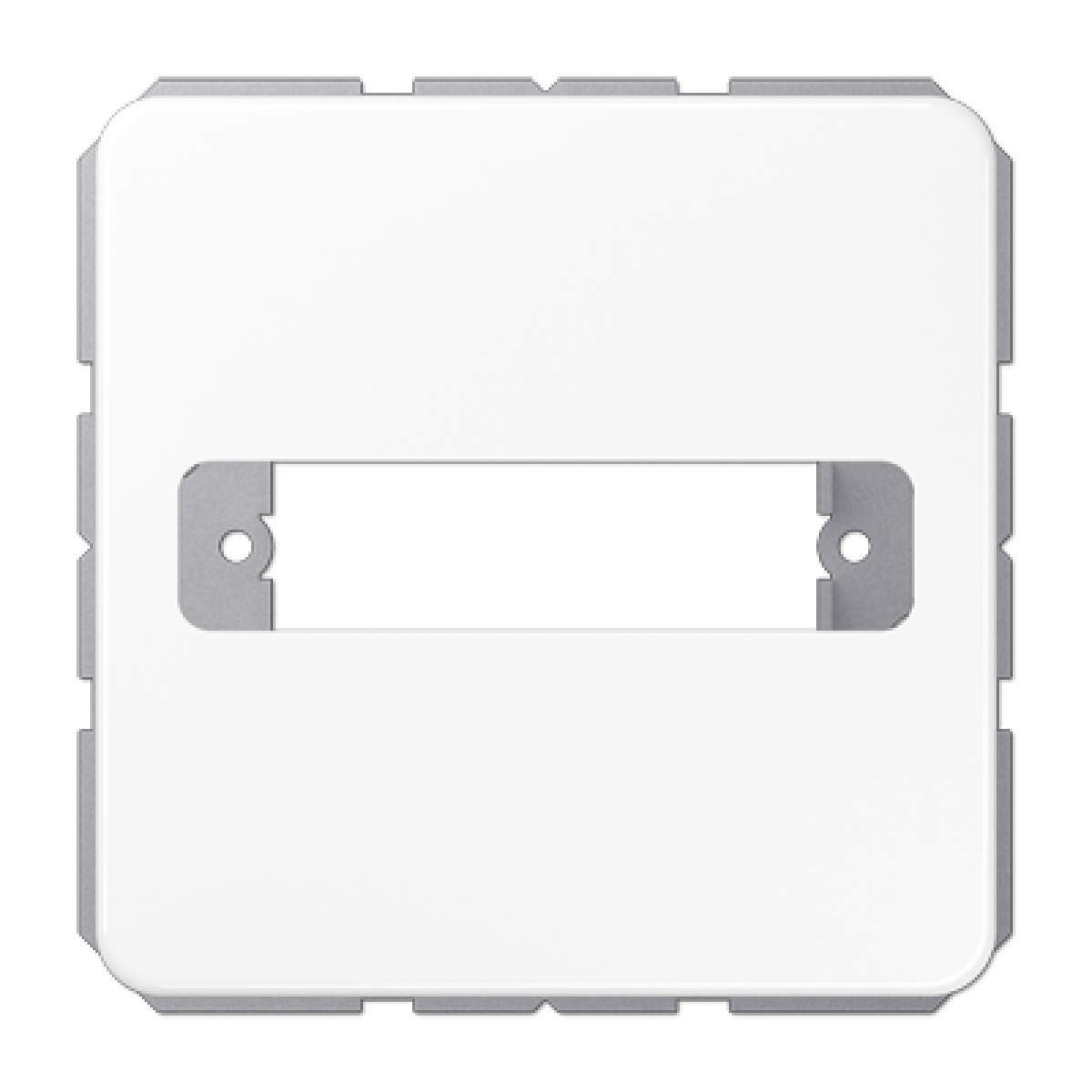Placa toma D-SUB CD blanco alpino