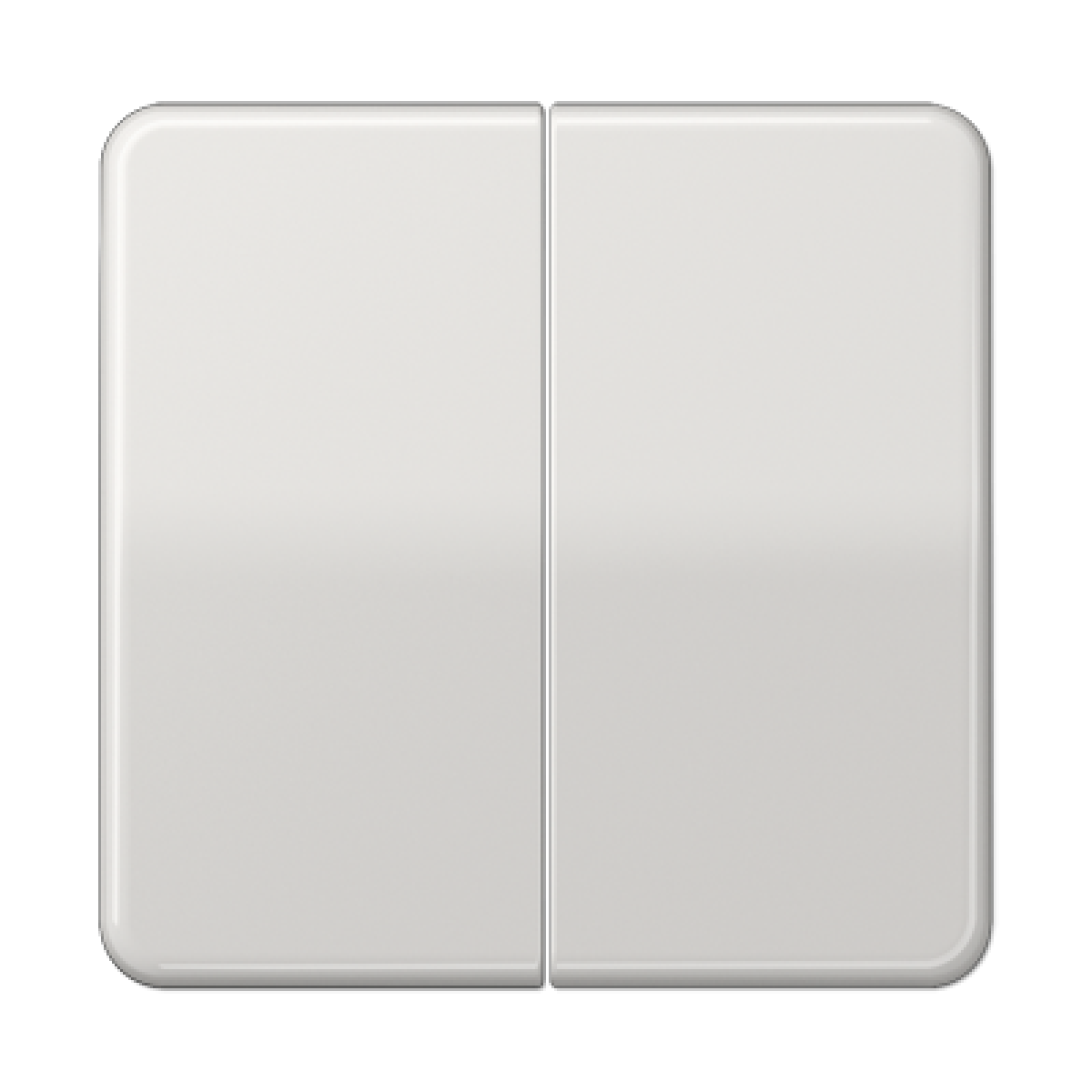 Tecla doble CD gris claro