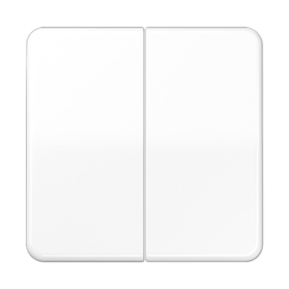 Tecla doble CD blanco alpino