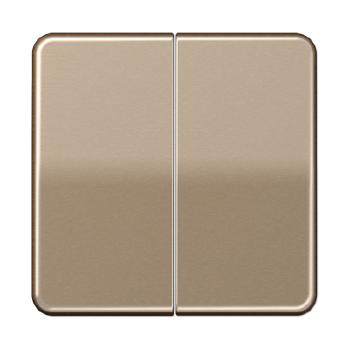 Tecla doble CD bronce-oro