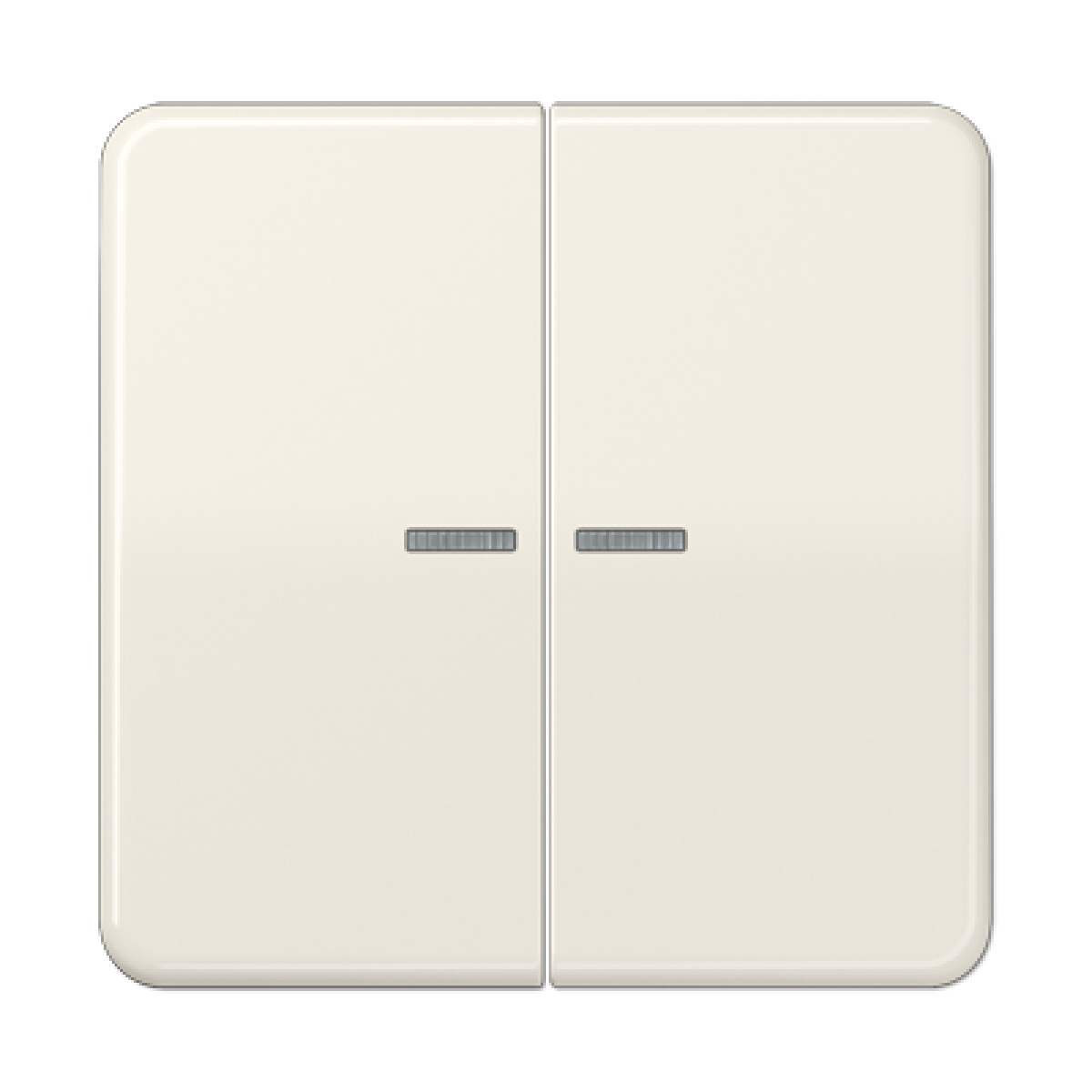 Tecla doble cvisor CD blanco marfil