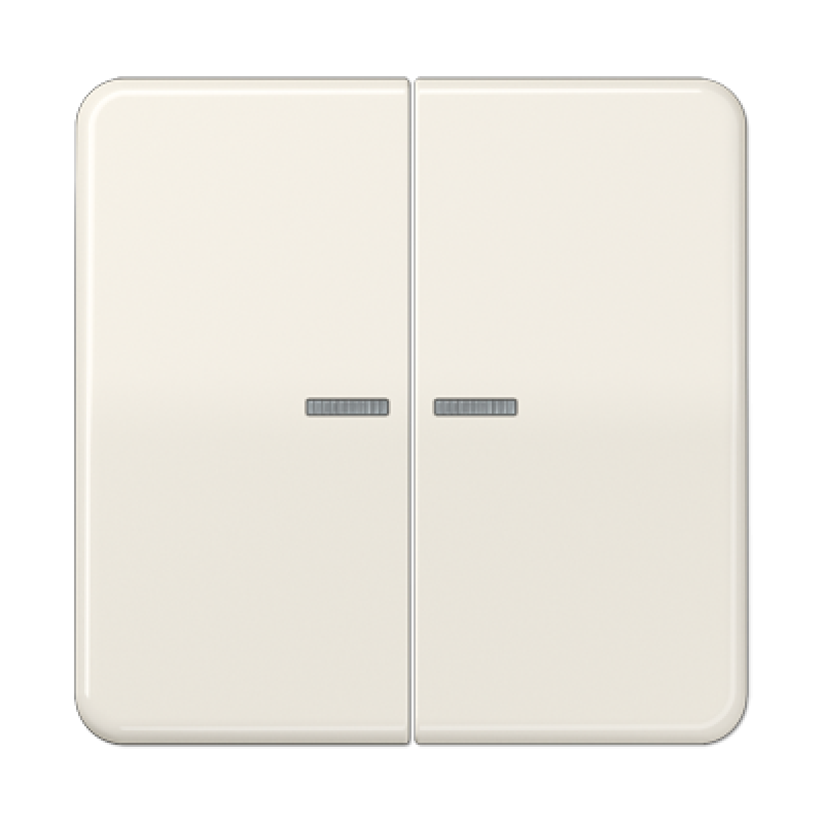 Tecla doble cvisor CD blanco marfil