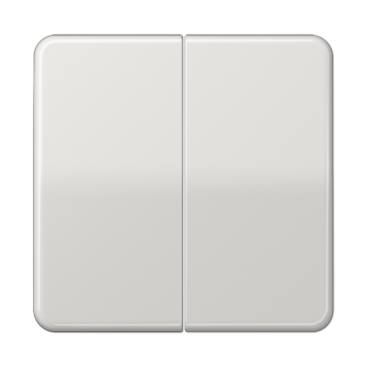 Tecla doble CD gris claro