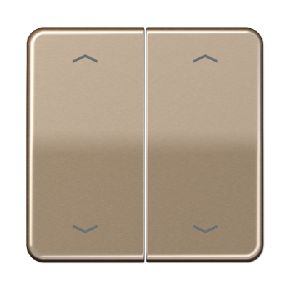 Tecla doble pers. CD bronce-oro