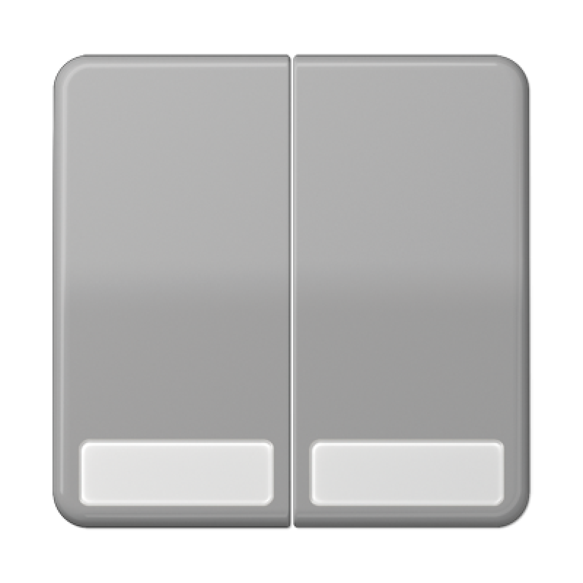 Tecla doble inscr. CD gris