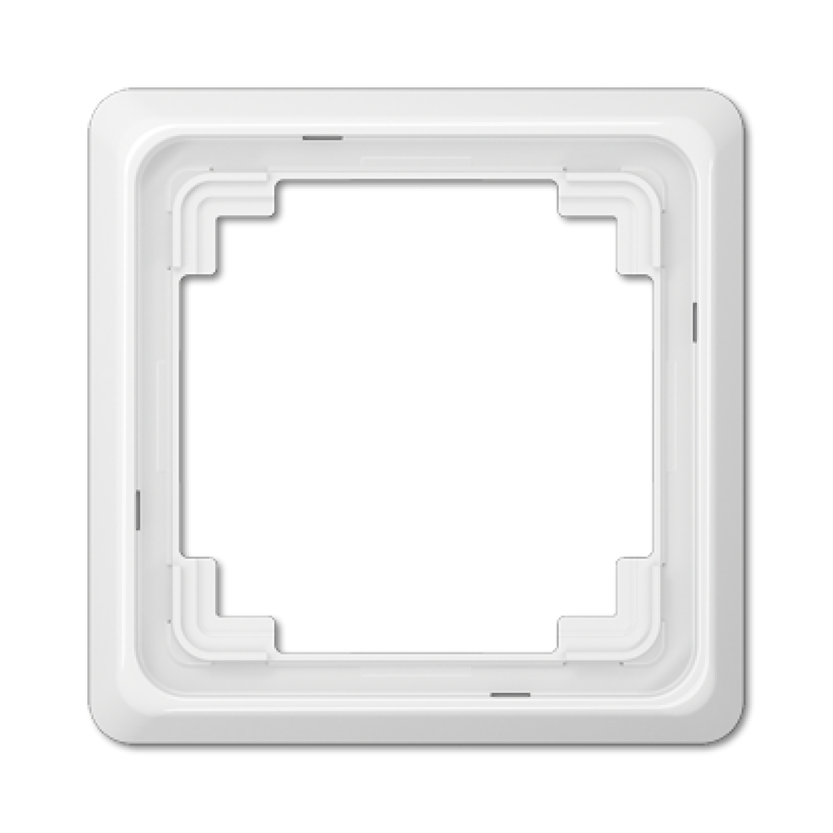 Marco simple CD blanco alpino