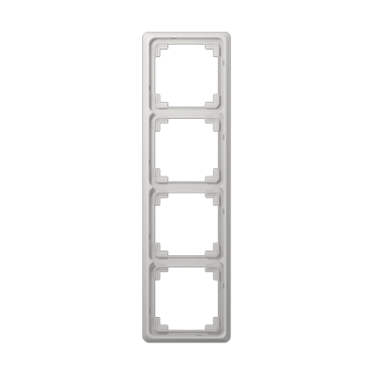 Marco cuádruple CD gris claro