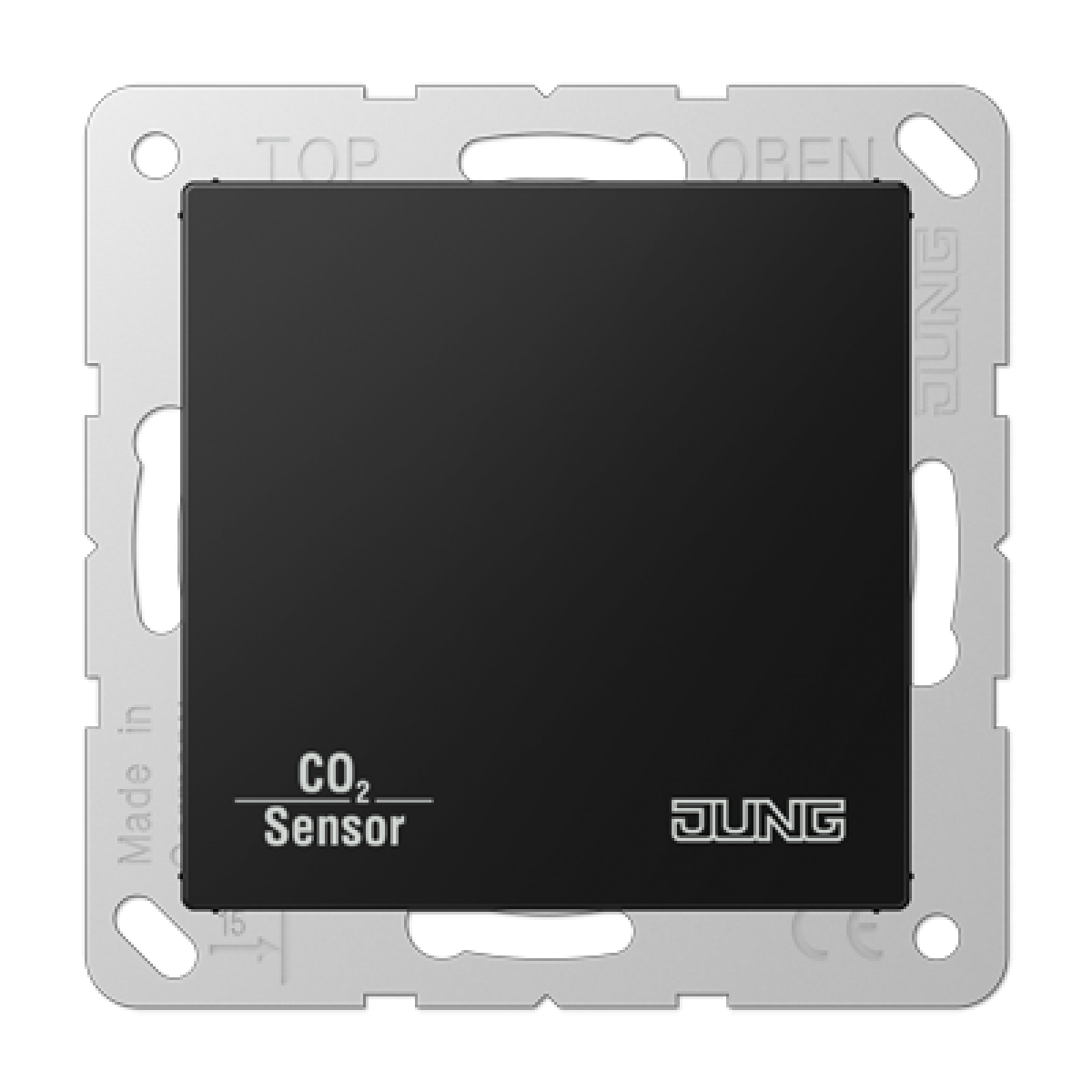 Sensor KNX calidad aire A negro mate