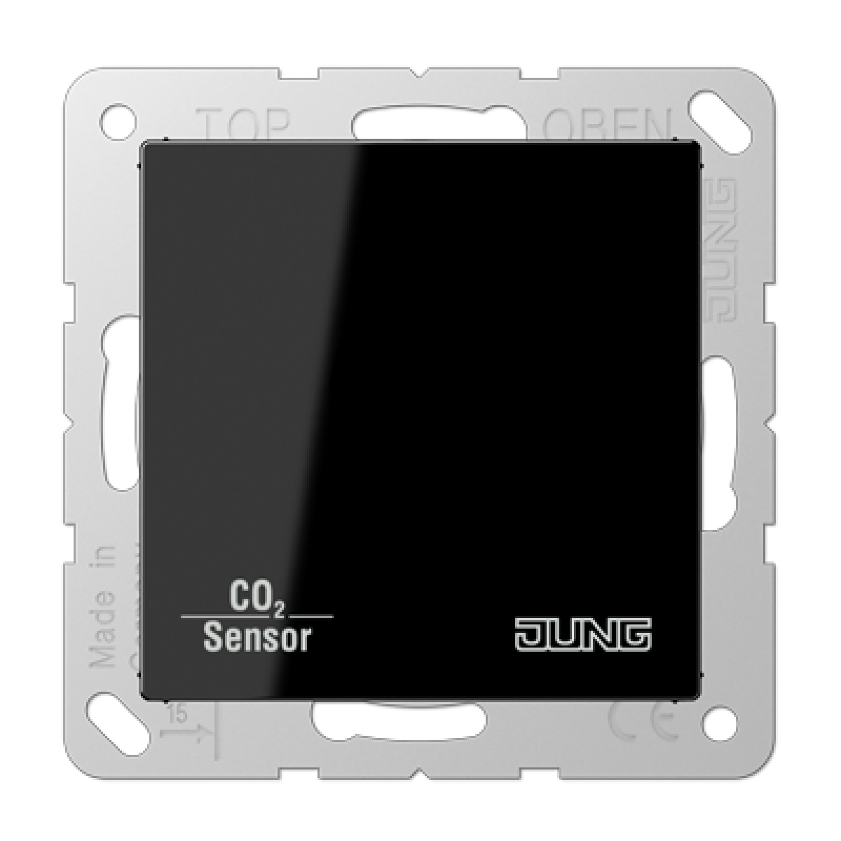Sensor KNX calidad aire A negro
