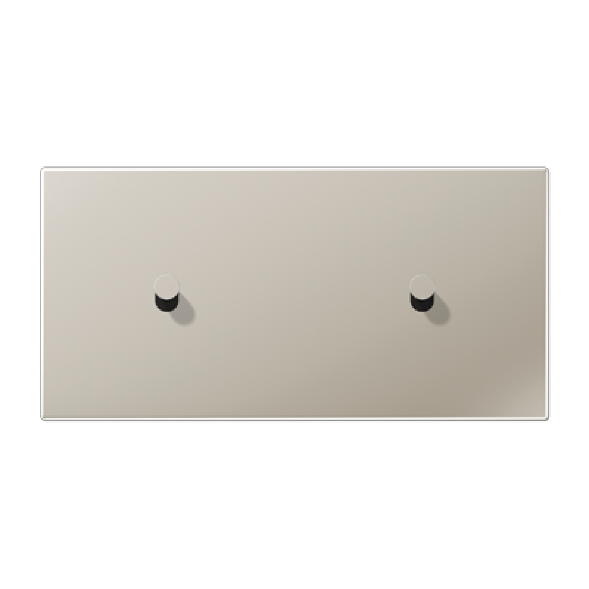Placa horiz. 2x2 pal. cono 1912 acero