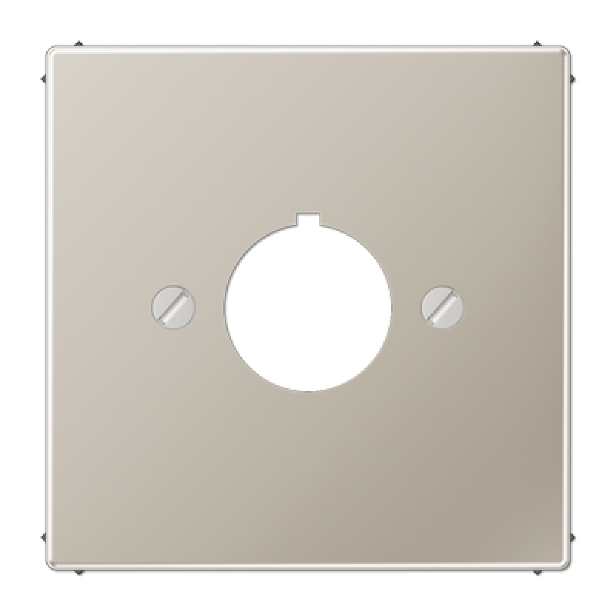 Placa 1 toma hasta 22,5 diám. LS acero