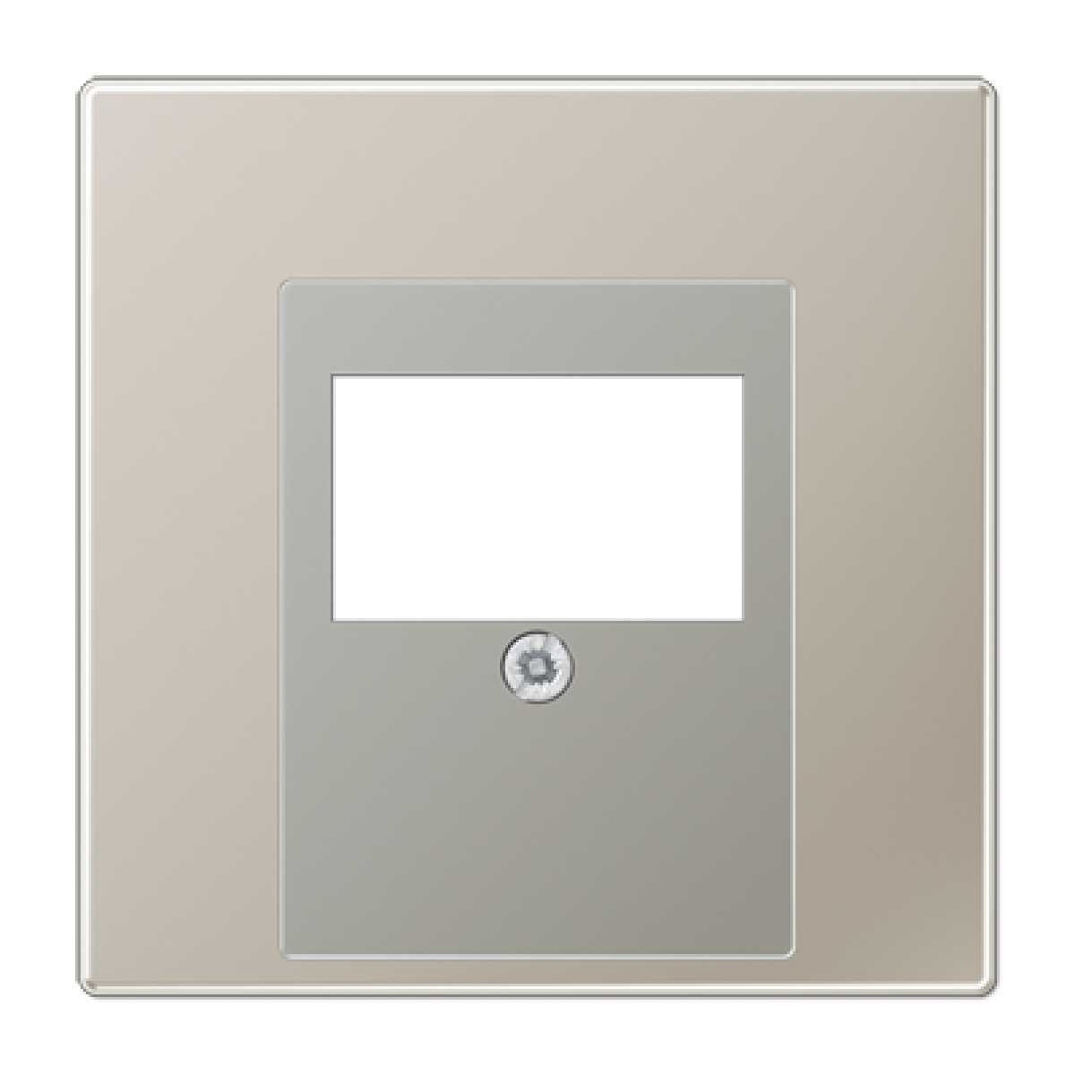 Placa telef. TAE LS acero