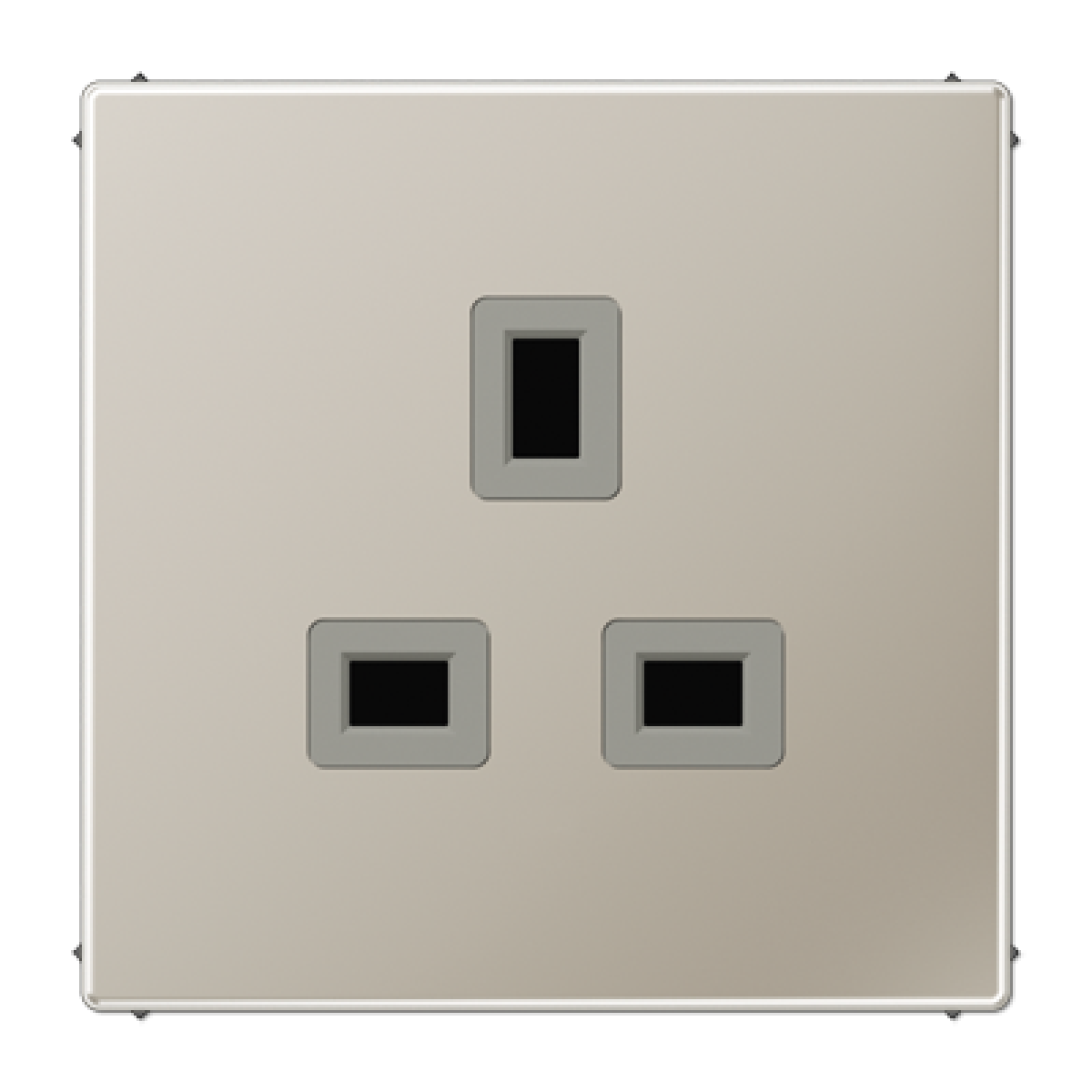 Enchufe British Standard. LS acero