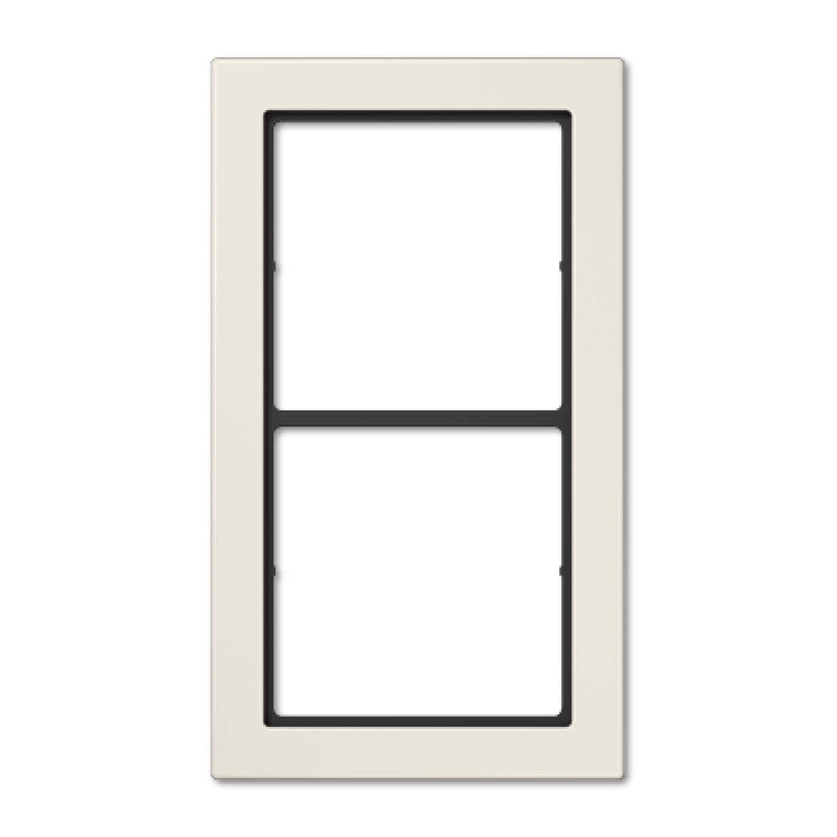 Marco doble FD blanco marfil