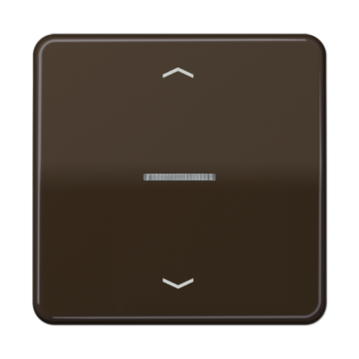 Tecla eNet estándar. pers. CD marrón