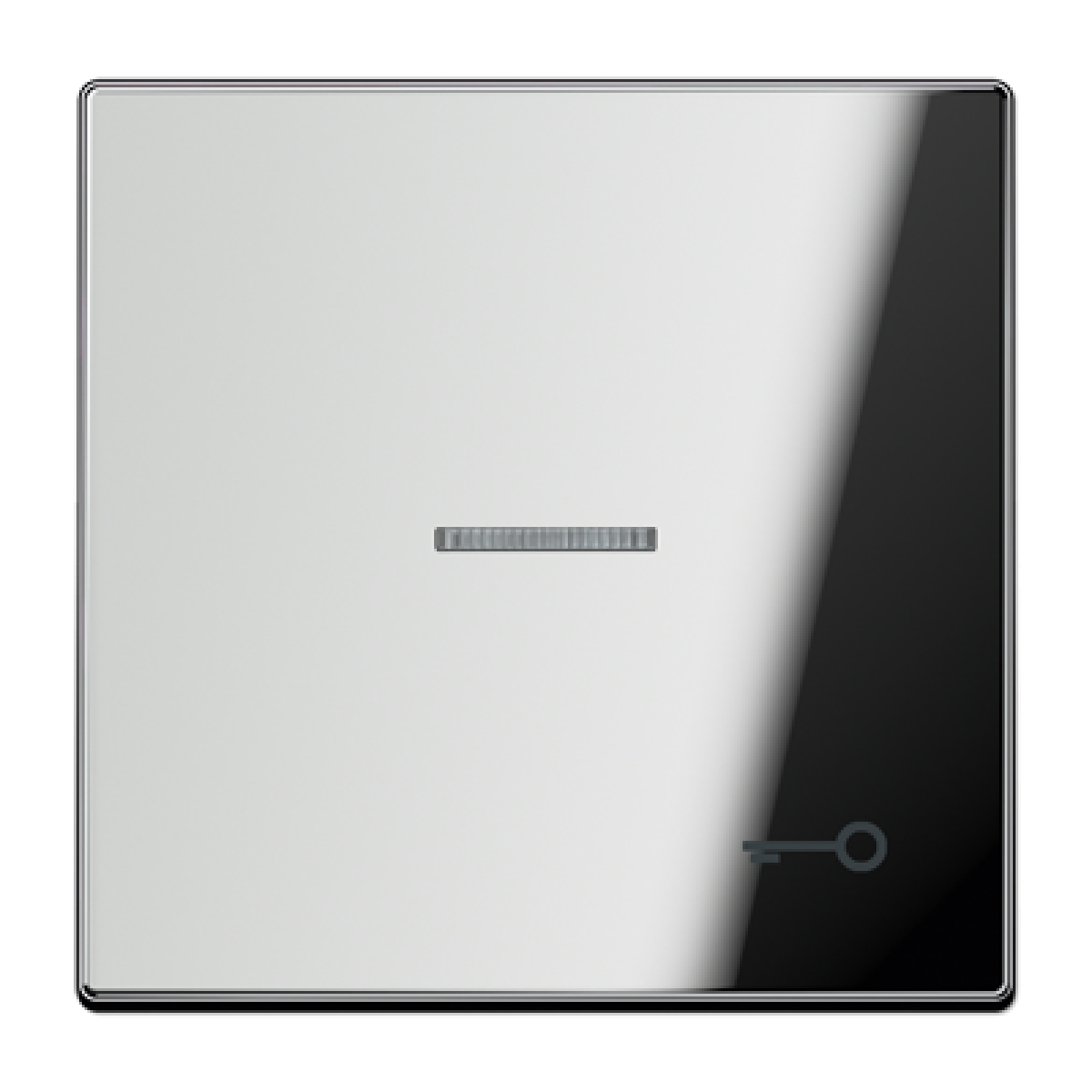 Tecla cvisor simb. puerta LS cromado