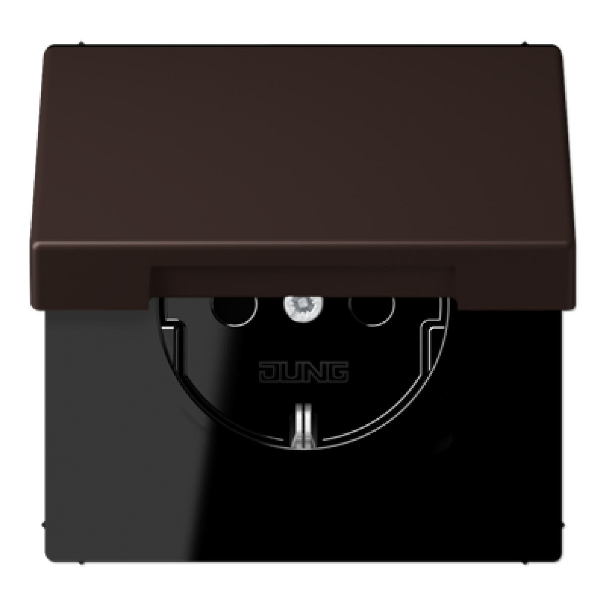 Enchufe con tapa abatible. LC4320J