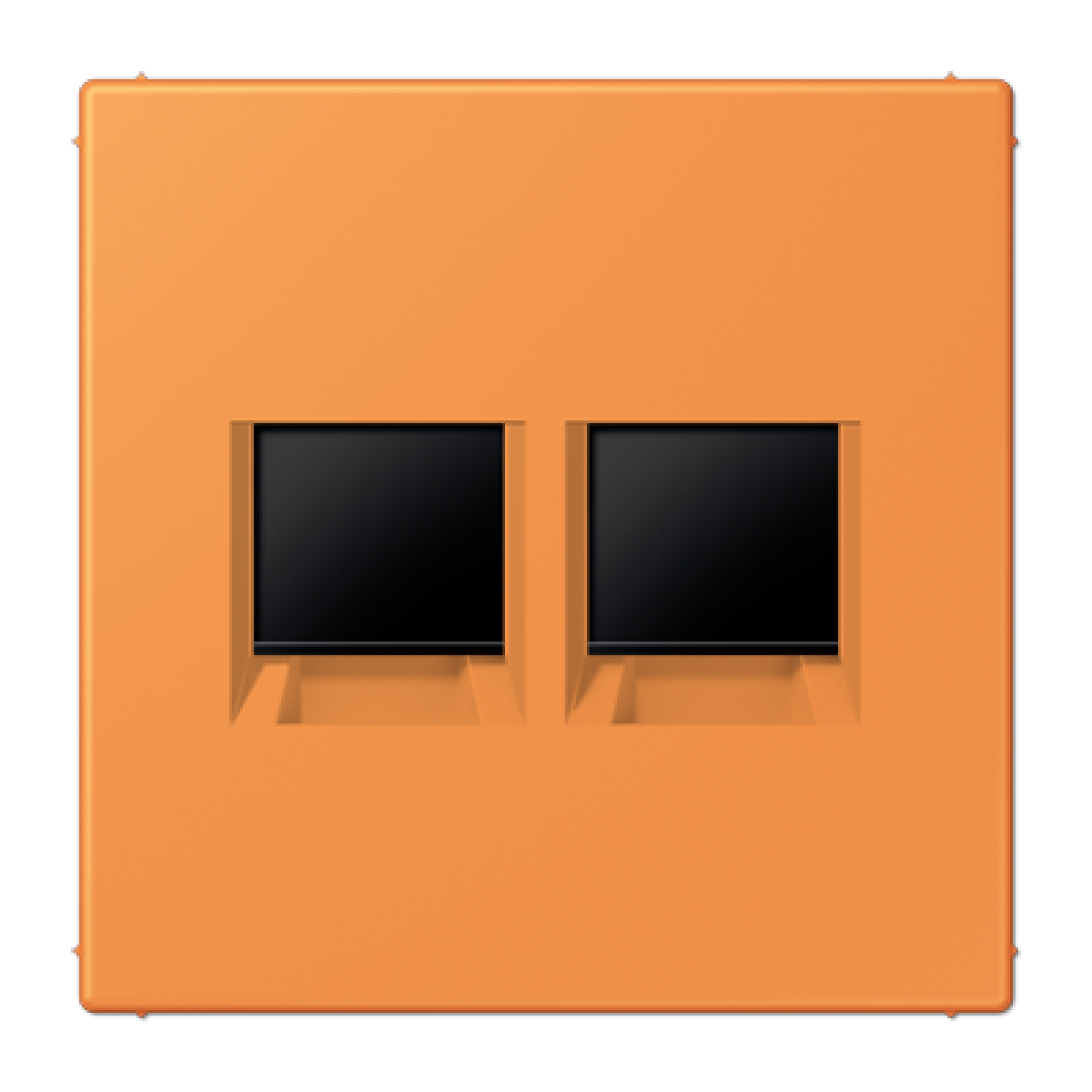 Placa Mod.Jack-Rad. 2 tomas LC32081