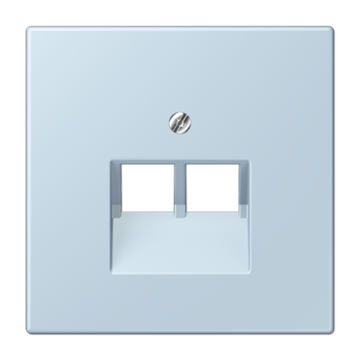 Placa central teléfono doble. LC32022