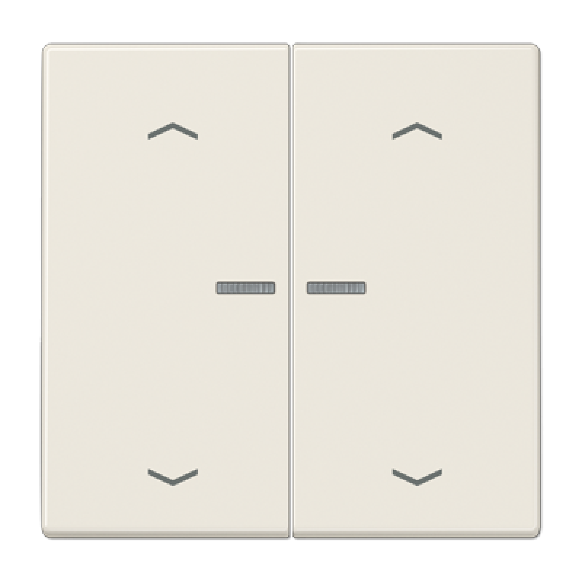 Tecla doble visorpers JH LS bl marfil