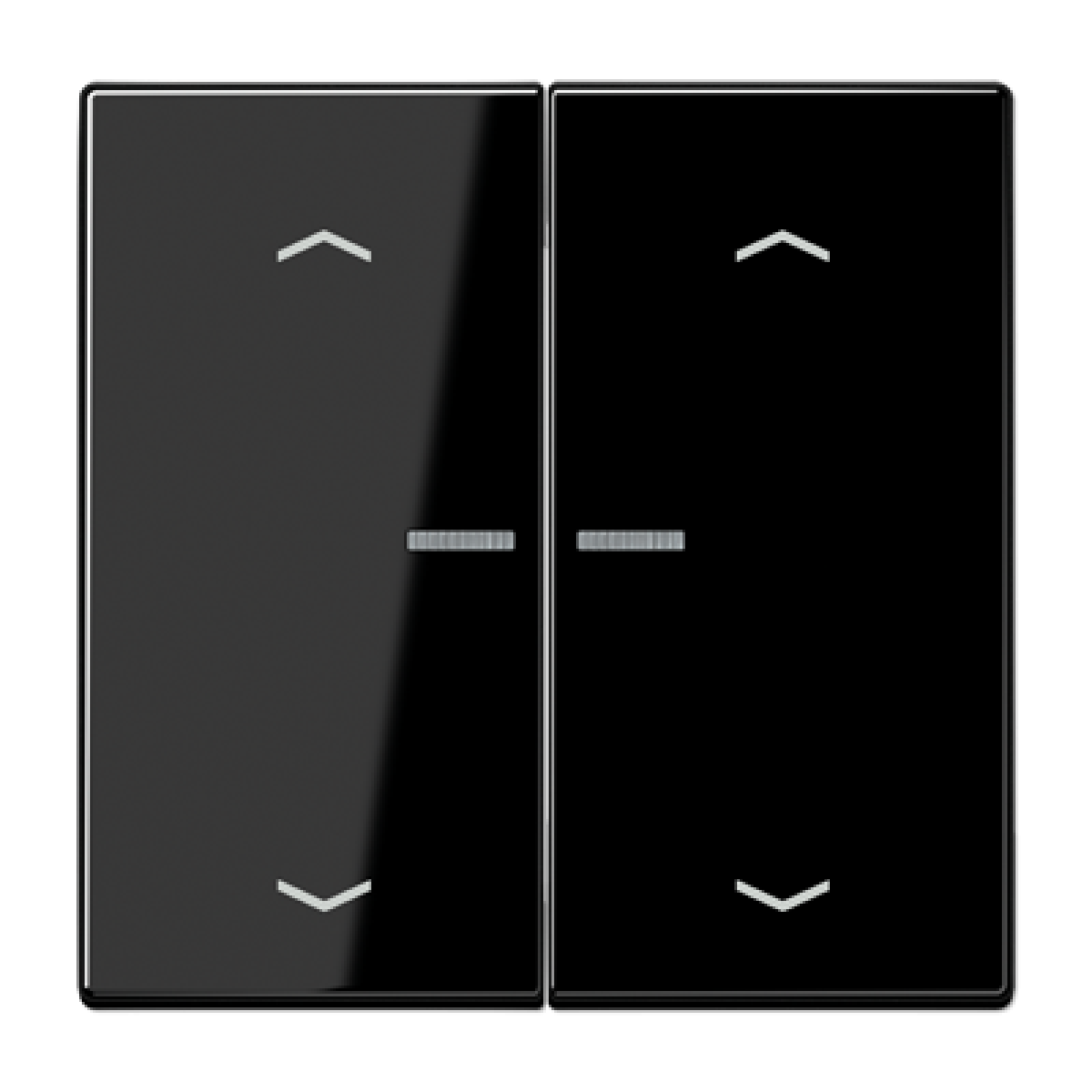 Tecla doble visorpers JH LS negro