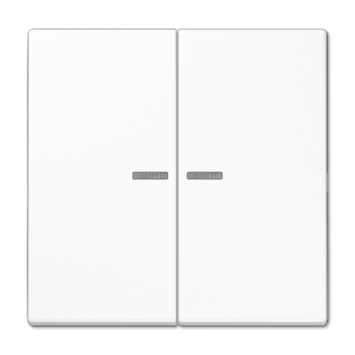 Tecla doble con visor JH LS bl alpino