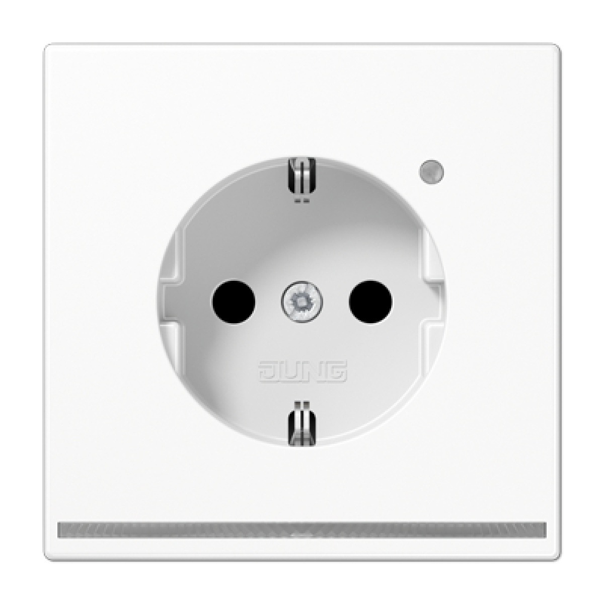 Enchufe SCHUKO con luz LED. LS bl. alpi