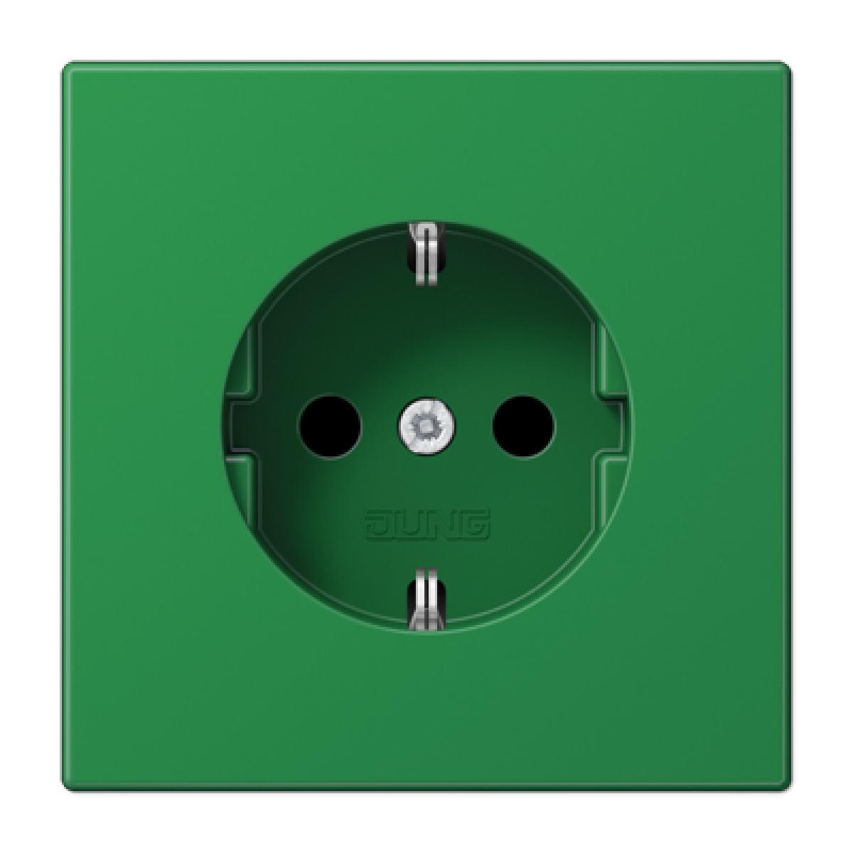 Enchufe SCHUKO prot. contacto LS verde