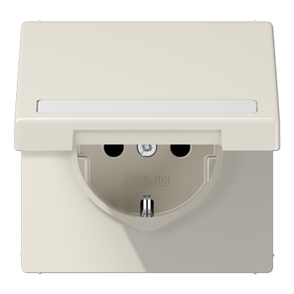 Enchufe tapa abat. retroc. LS bl.