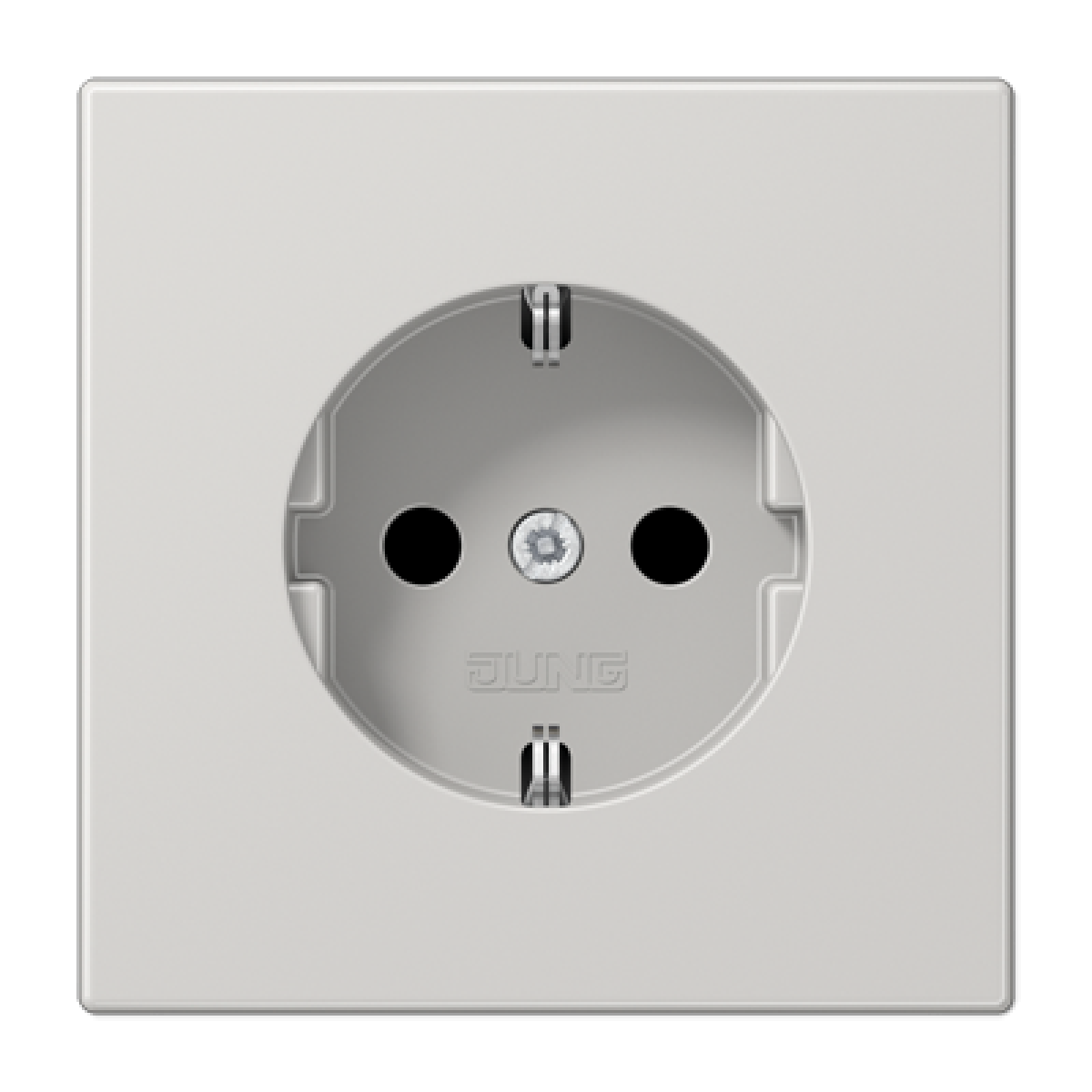 Enchufe SCHUKO prot contacto LS gris cl