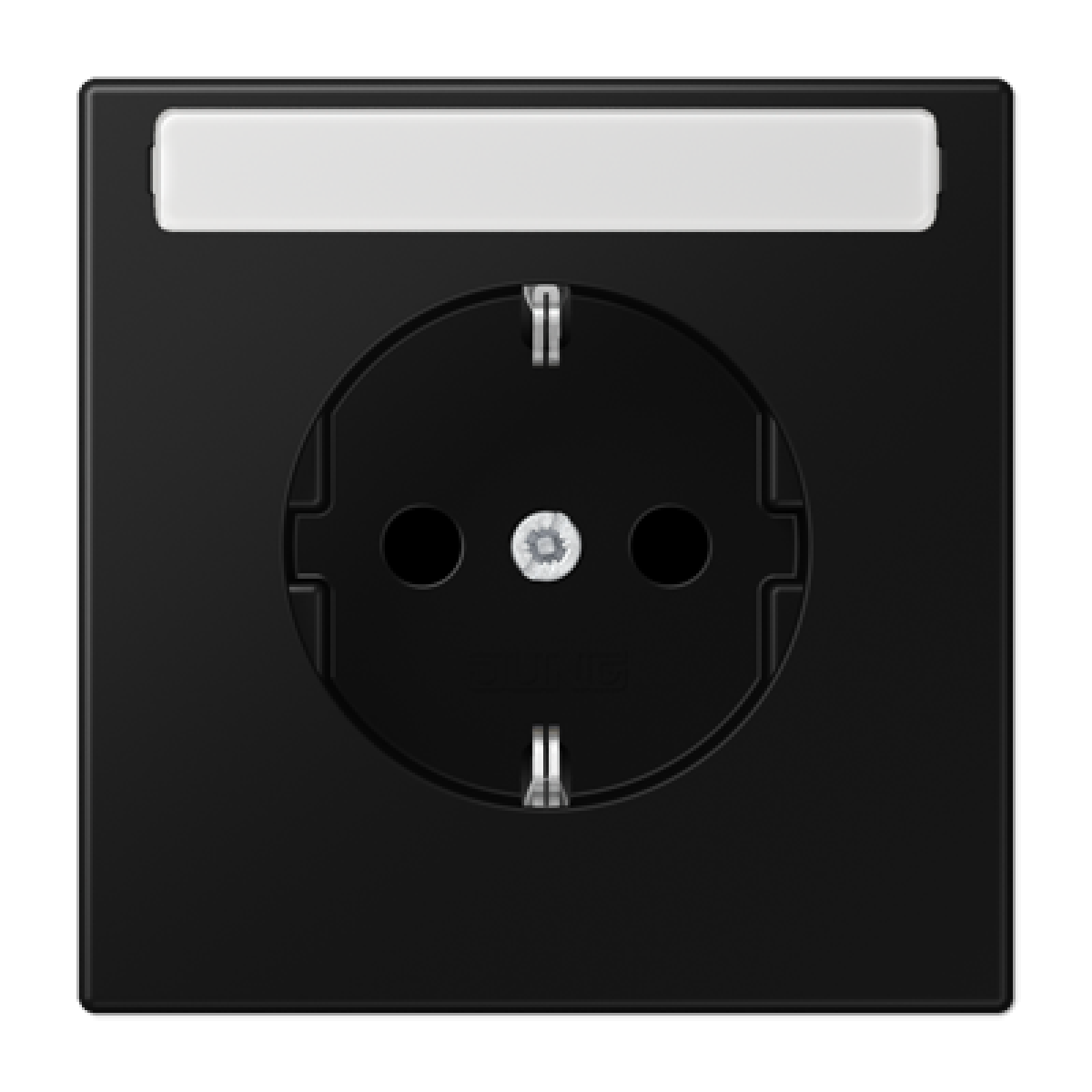 Enchufe cinscrprot. LS negro mate