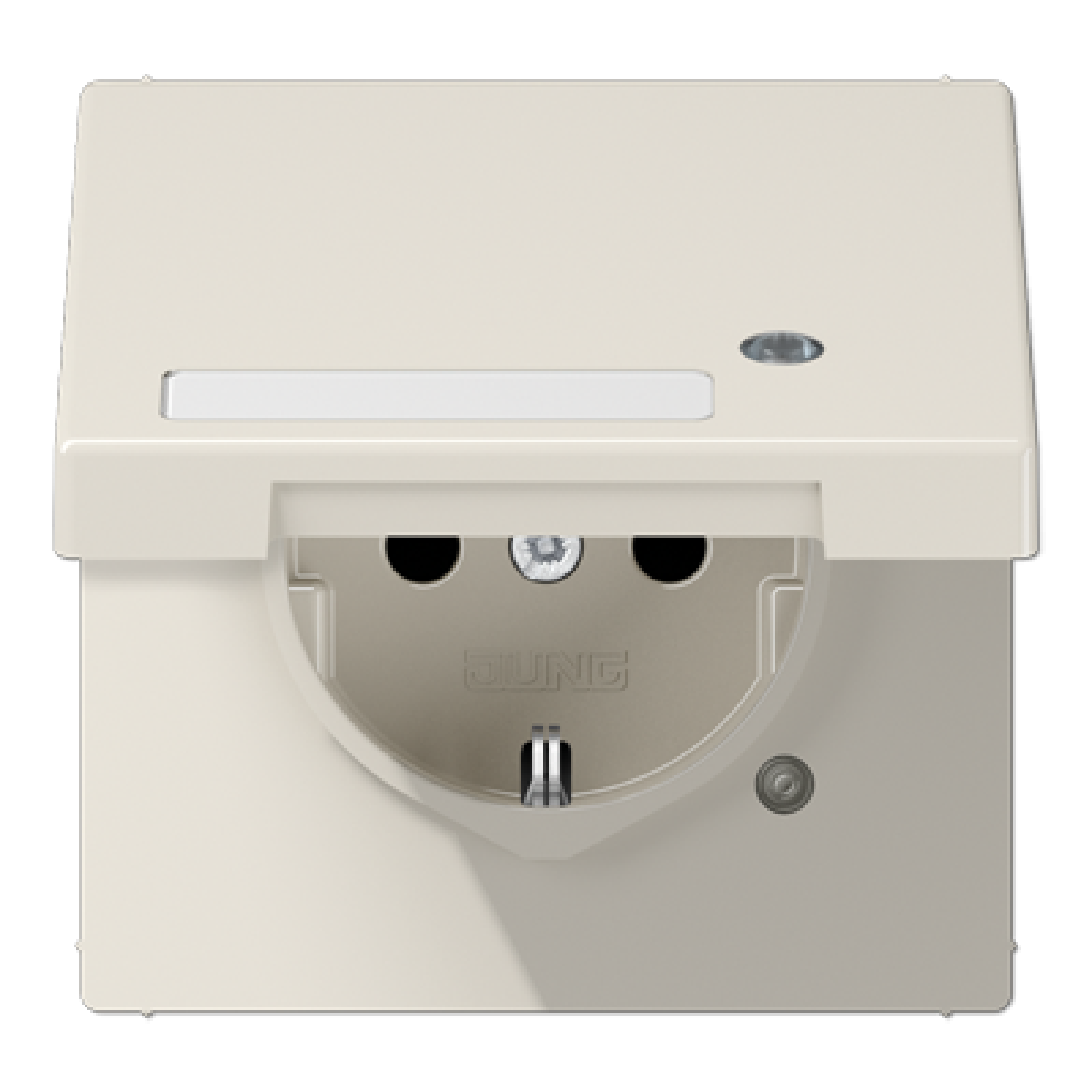 Enchufe t.abat. regl. Inscr LS bl marfil