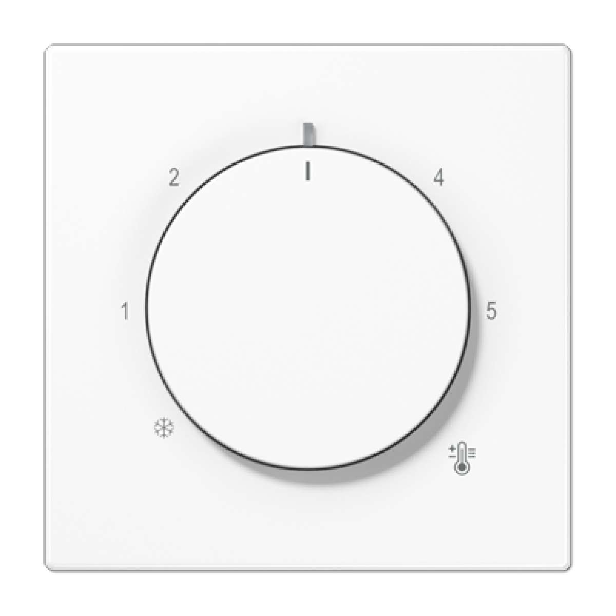 Placa termostato. LS blanco alpino