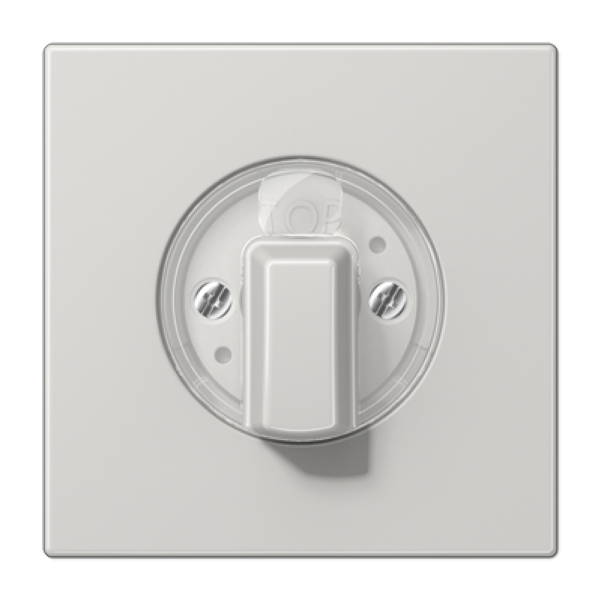 Placa central botón de mando LS gris cl