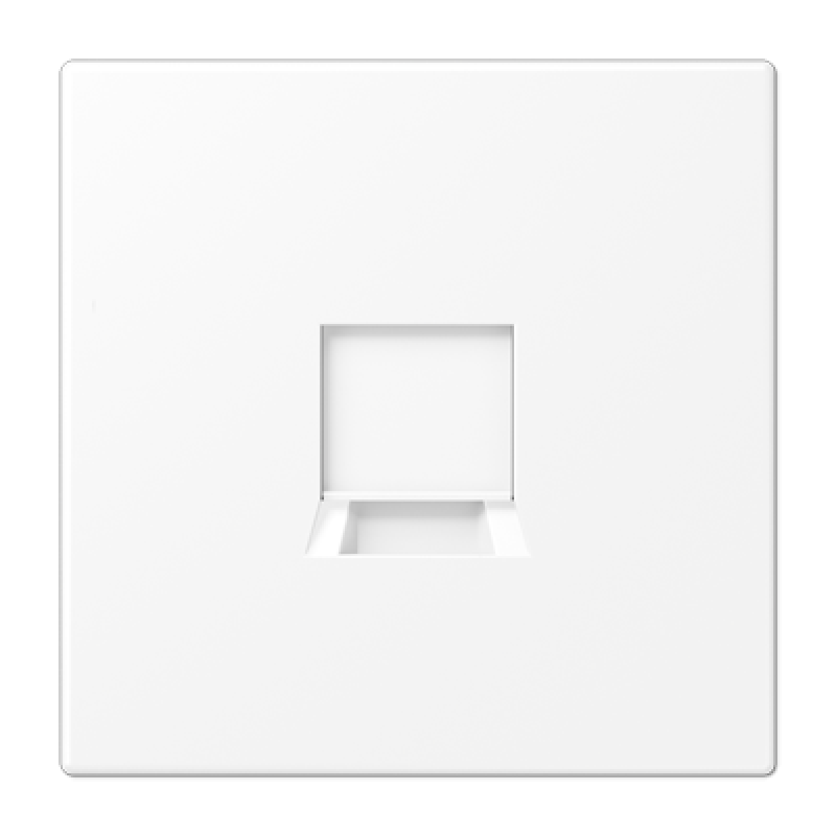 Placa Mod. Jack 1 toma LS bl. mate