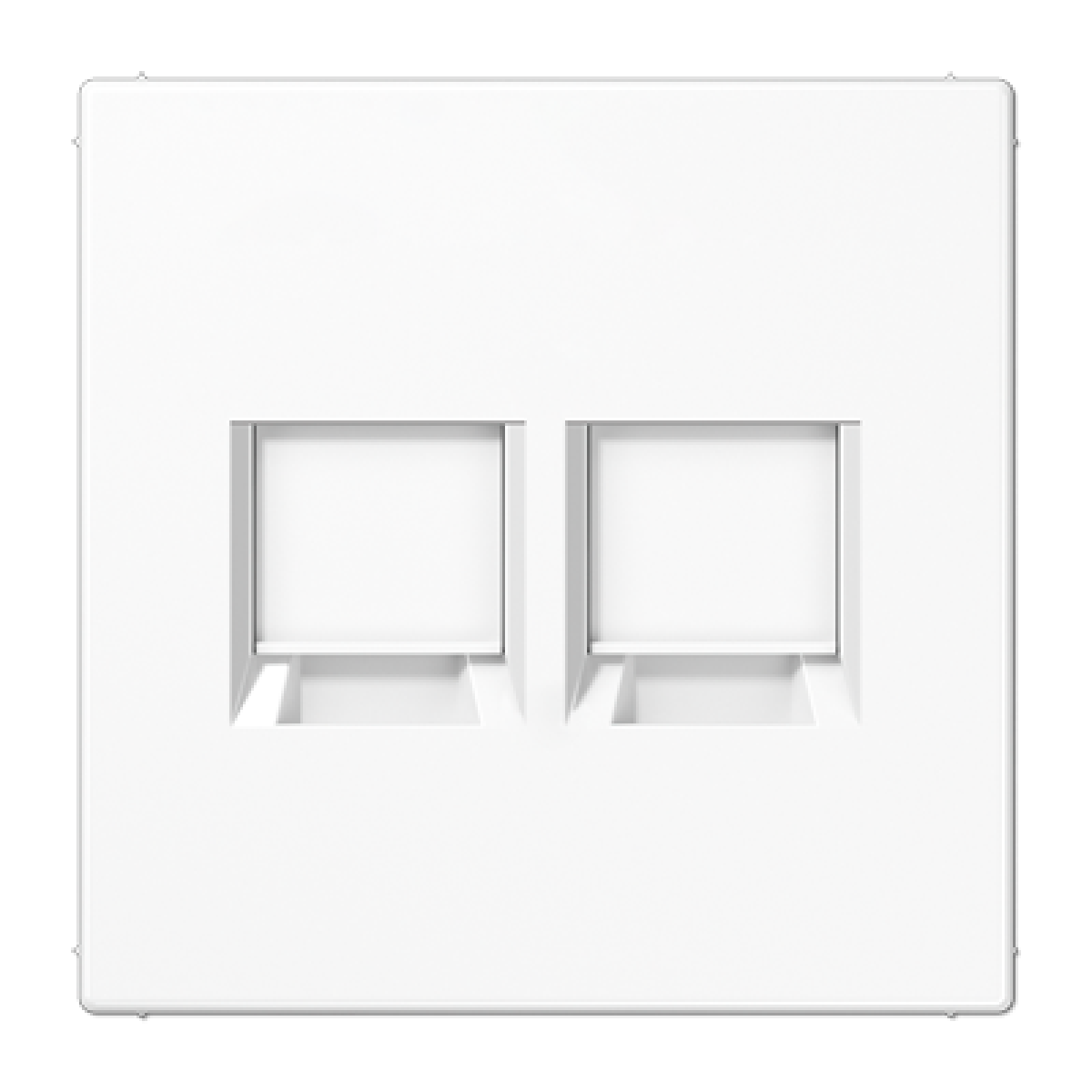 Placa Mod.Jack AT&T 2 tomas LS bl alpi