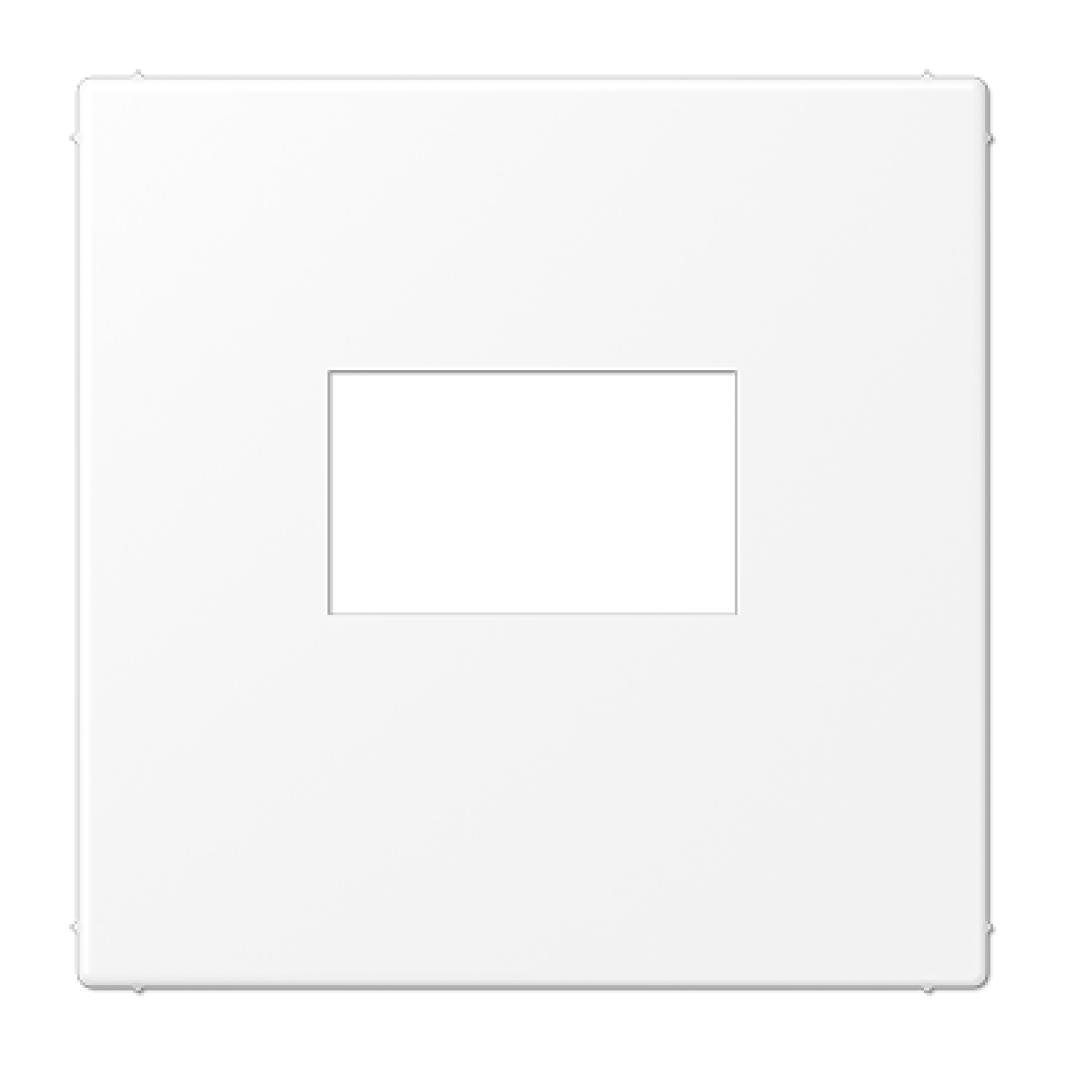 Placa USB LS blanco mate