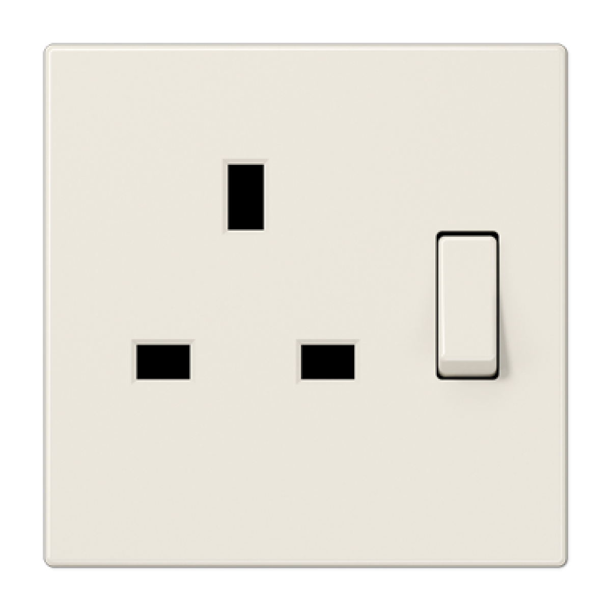 Placa para toma 3171 Eins. LS bl marfil