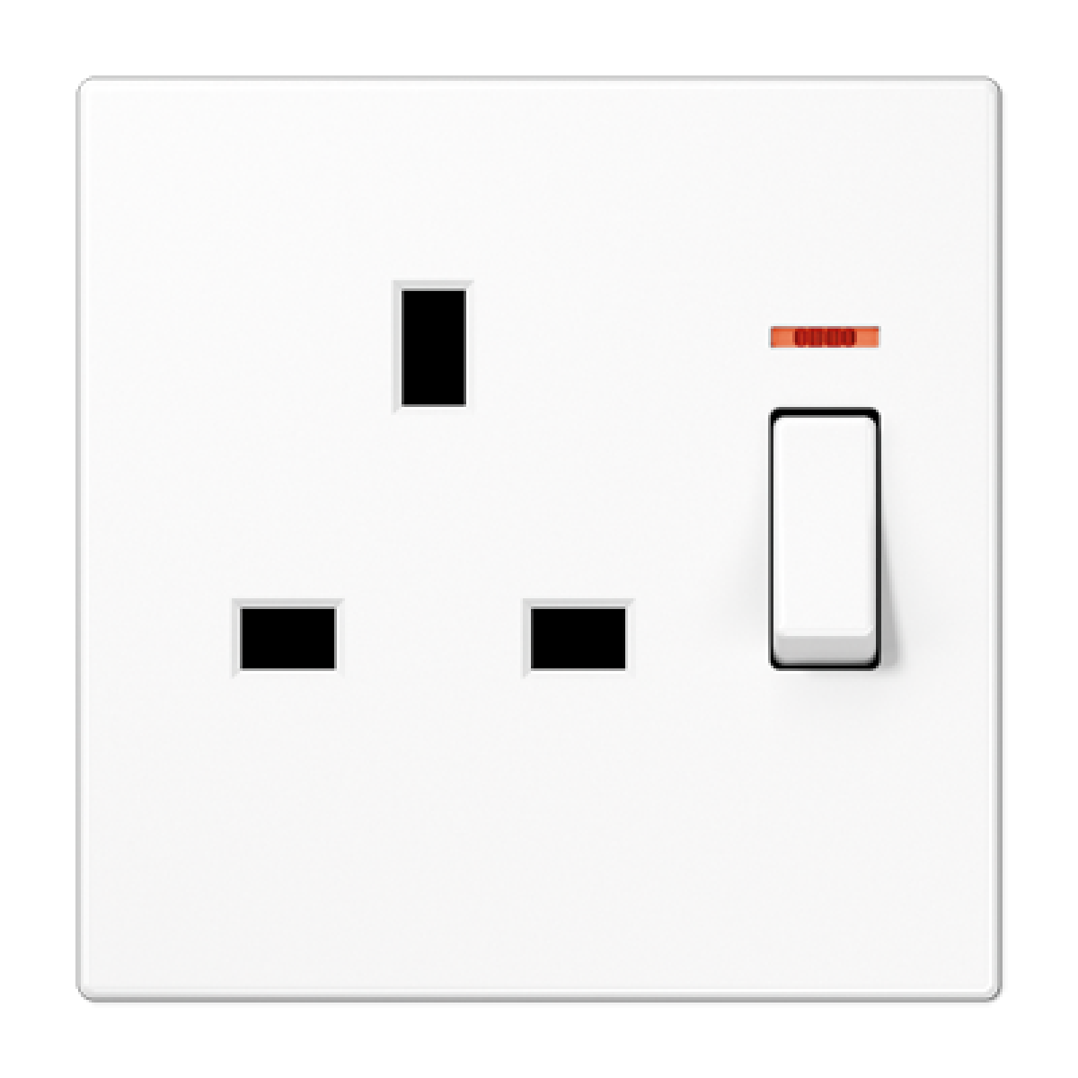 Placa toma 3171 Eins. visor LS bl alpi