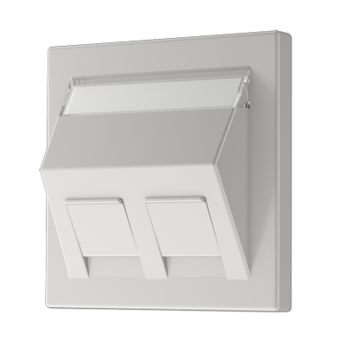 Placa Mod. Jack inscr. LS gris claro